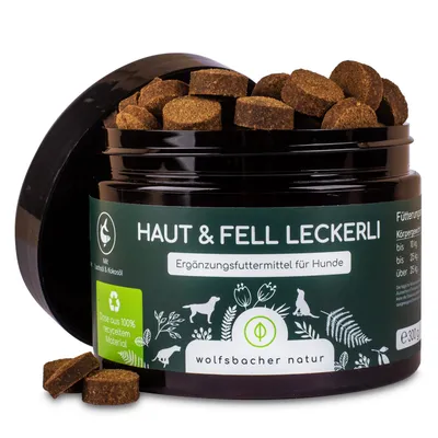Wolfsbacher Natur Leckerli Skin & Coat Dog Snacks