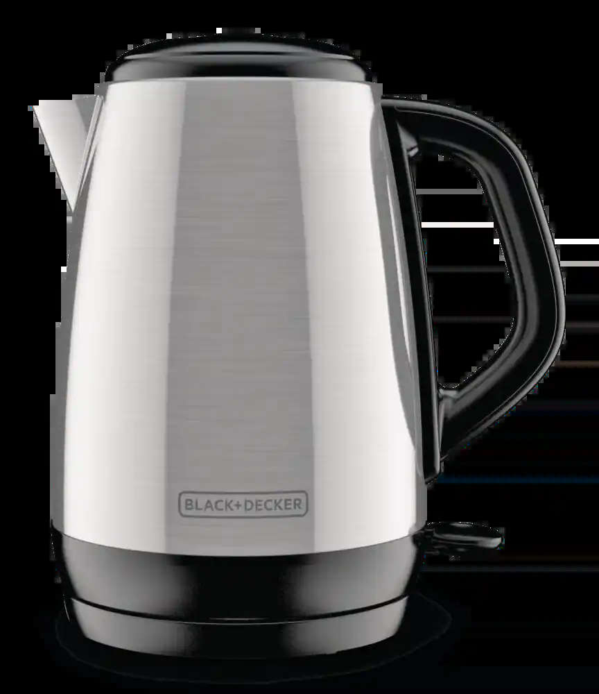 Black & Decker Cordless Electric Kettle w/ Auto Shut Off, Stainless Steel, 1.7L