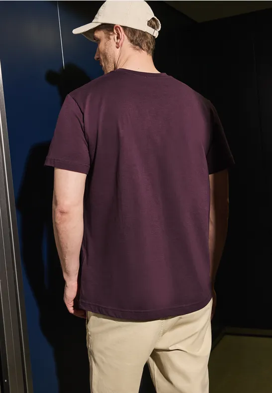 Basic T-Shirt in Unifarbe