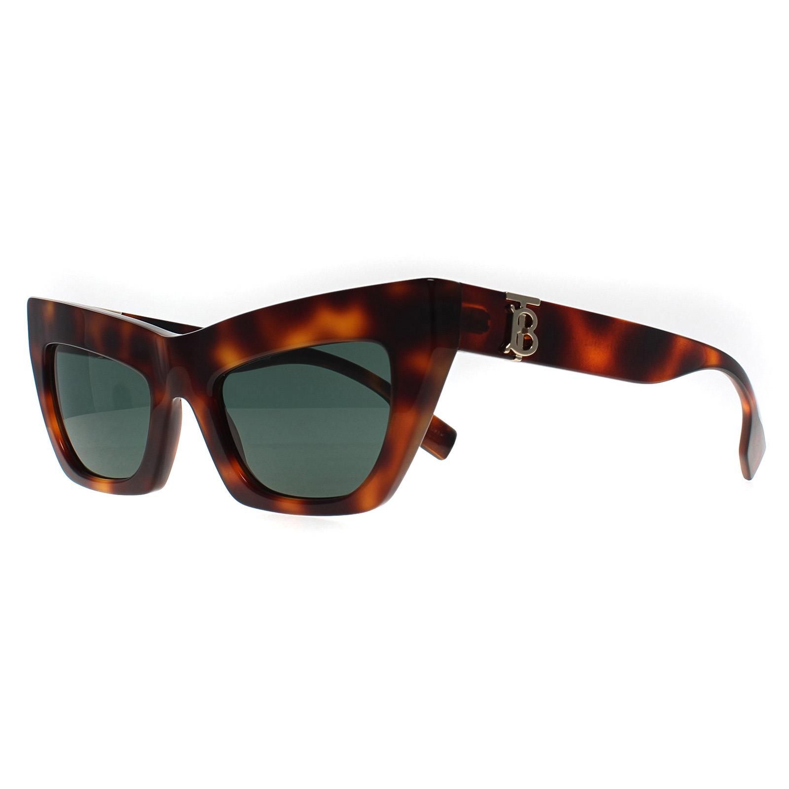 Burberry Cat Eye Light Havana Dark Green BE4405