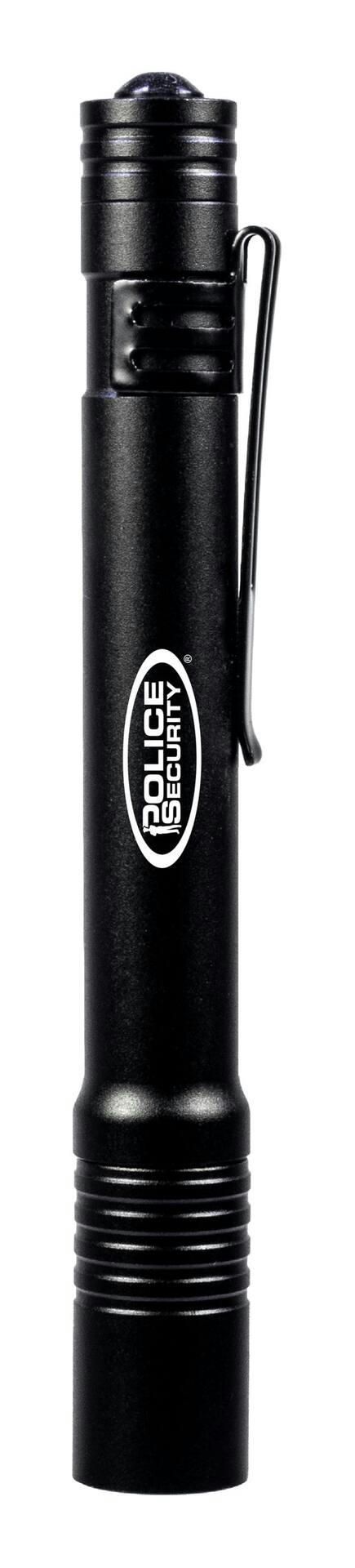 Police Security Waterproof Aluminum Detection LED Handheld Flashlights, Batteries Included, Black, 2-pk