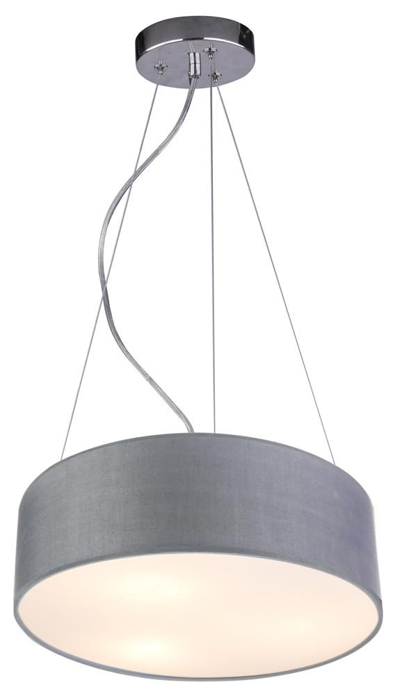 Lampa wisząca KIOTO 40 3x40w e27 jasno szary