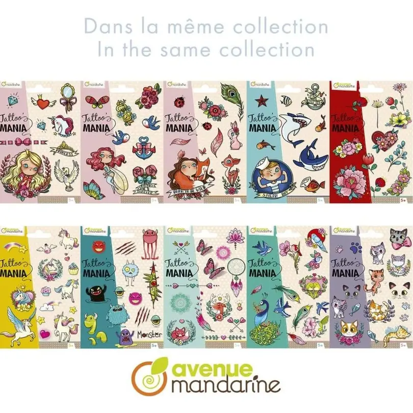 Sticker 13-teilig Tattoo Mania