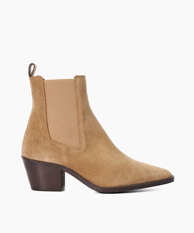 Pexas Sand - Suede Western Boots