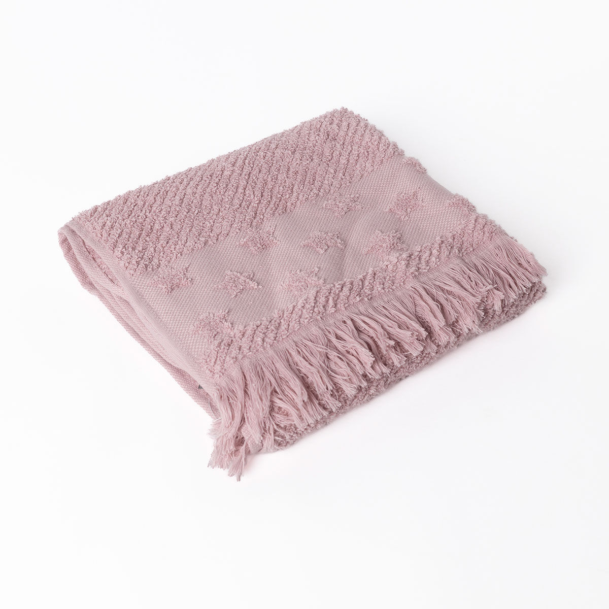 Toalha lençol de banho rosa com estrelas 70x140cm