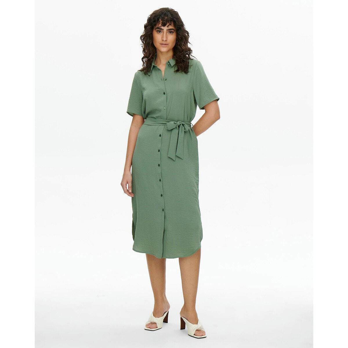 Robe-chemise à nouer