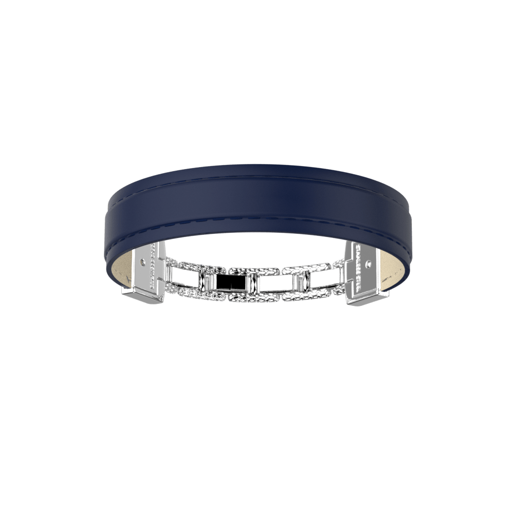 Bracelet Twist, Bleu Nuit