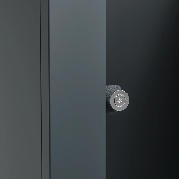 Mülltonnenbox »Lacina«, BxHxT: 264 x 116 x 80 cm, für 4 x 240 L Mülltonnen, Stahl