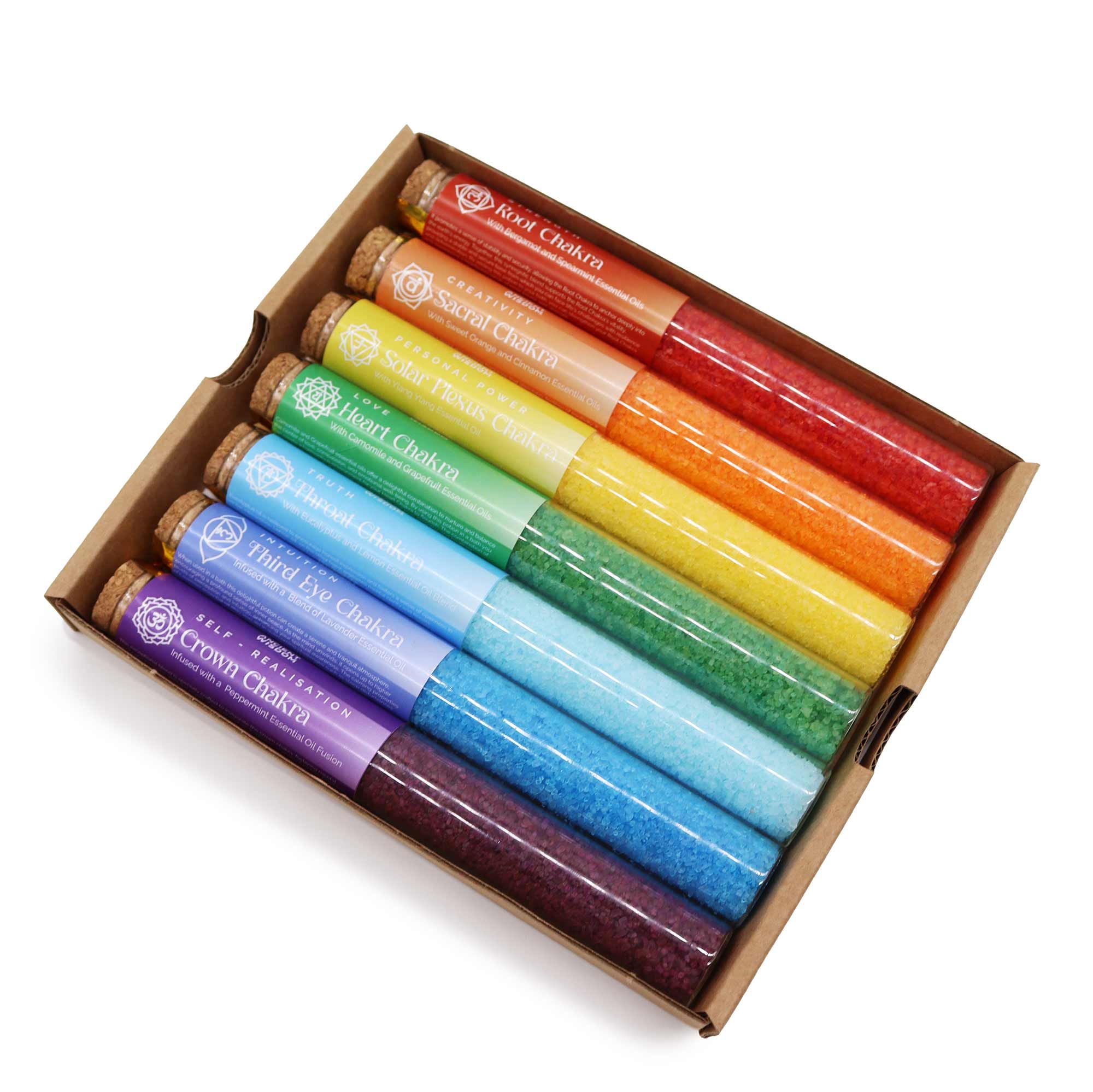 KDMD Chakra Bath Salt - Gift Pack of 7
