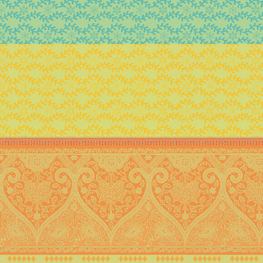 MILLE SARIS KERALA - Serviette  pur coton multicolore 48X48