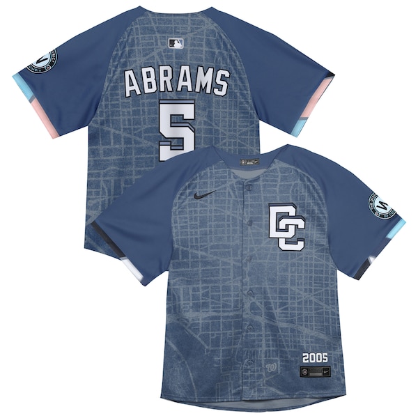CJ Abrams Washington Nationals Nike Toddler City Connect 2025 Limited Jersey - Blue