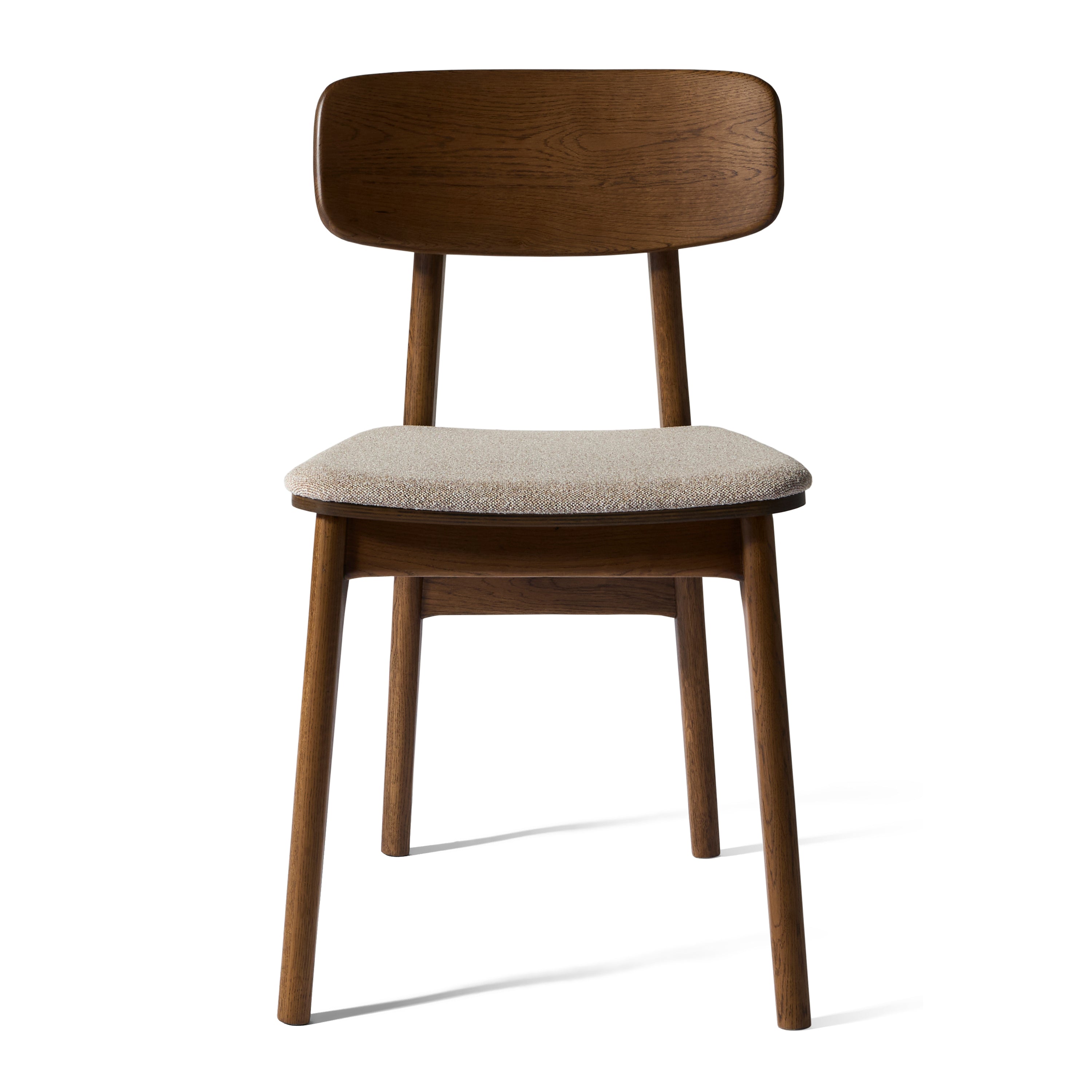 by fonQ Cade Eetkamerstoel - Smoked Eiken - Zand