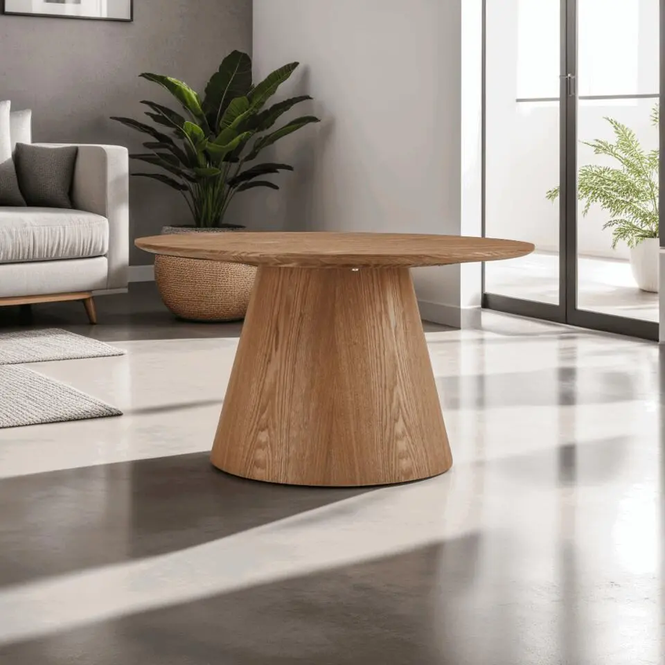 Salontafel Naturel Eikenhout - 80x80x45cm - 13kg - Tango