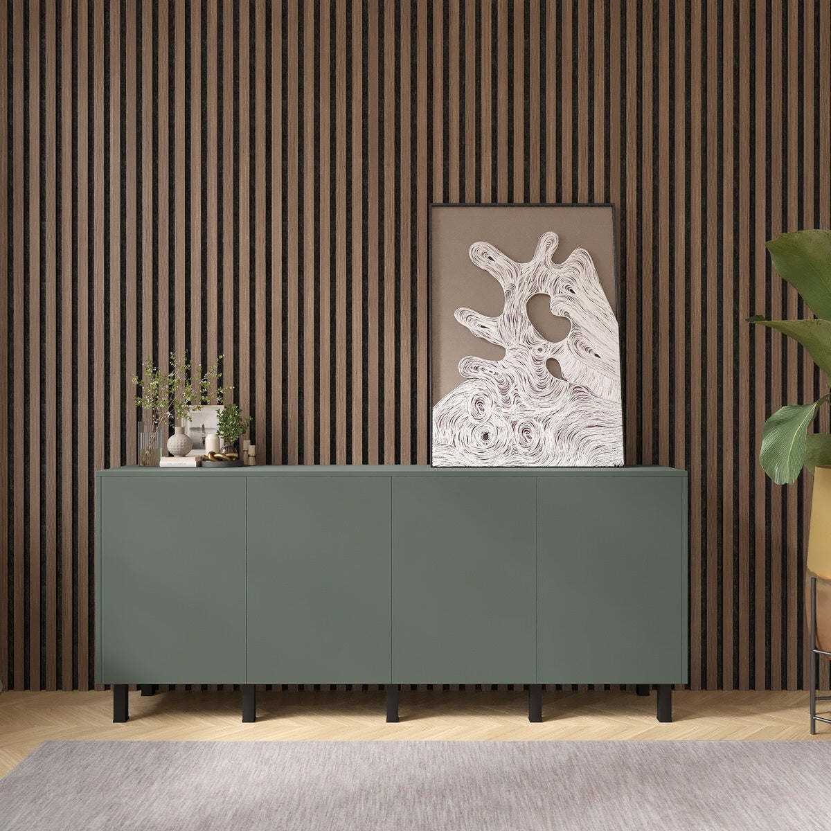 Artego Design Pastell Ayaya 203 cm Dressoir Eucalyptus