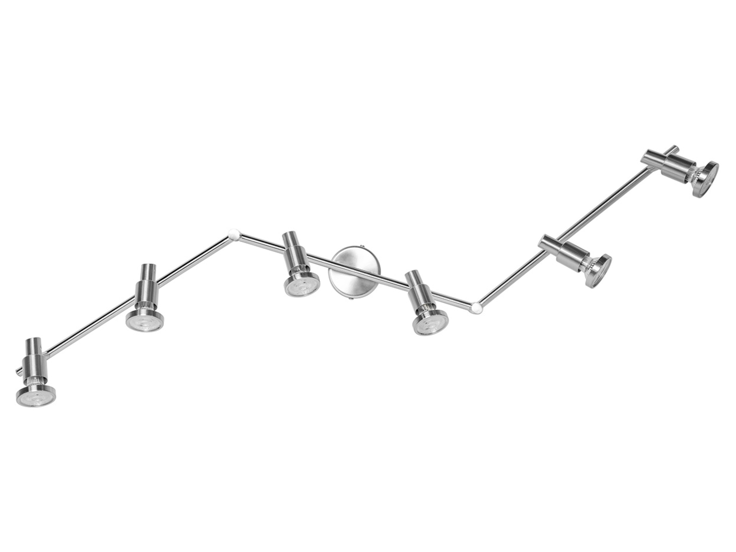 Spot LED 6-punktowyaluminiowy srebrny
