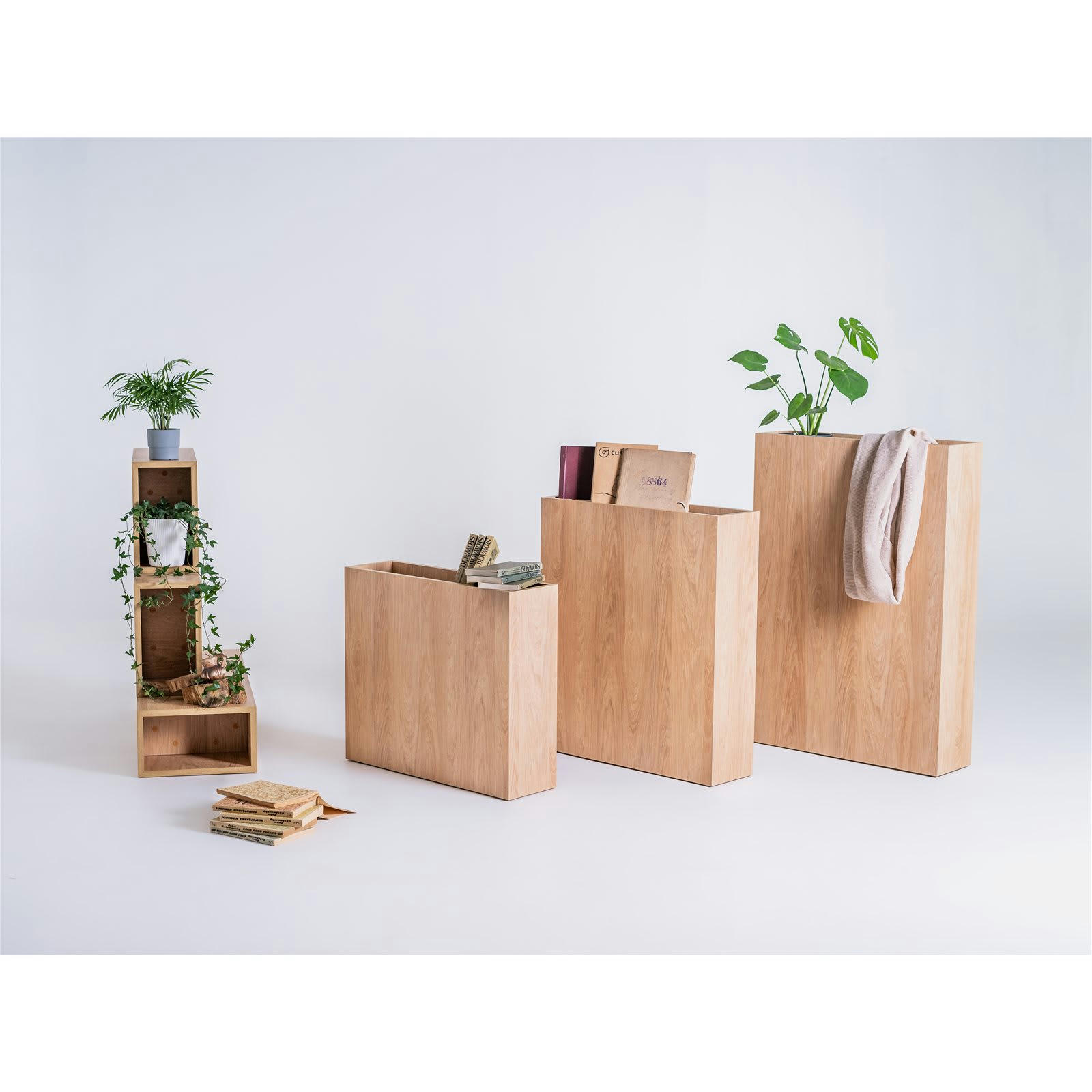 PALMUS - Pot de fleurs Bois Bois clair