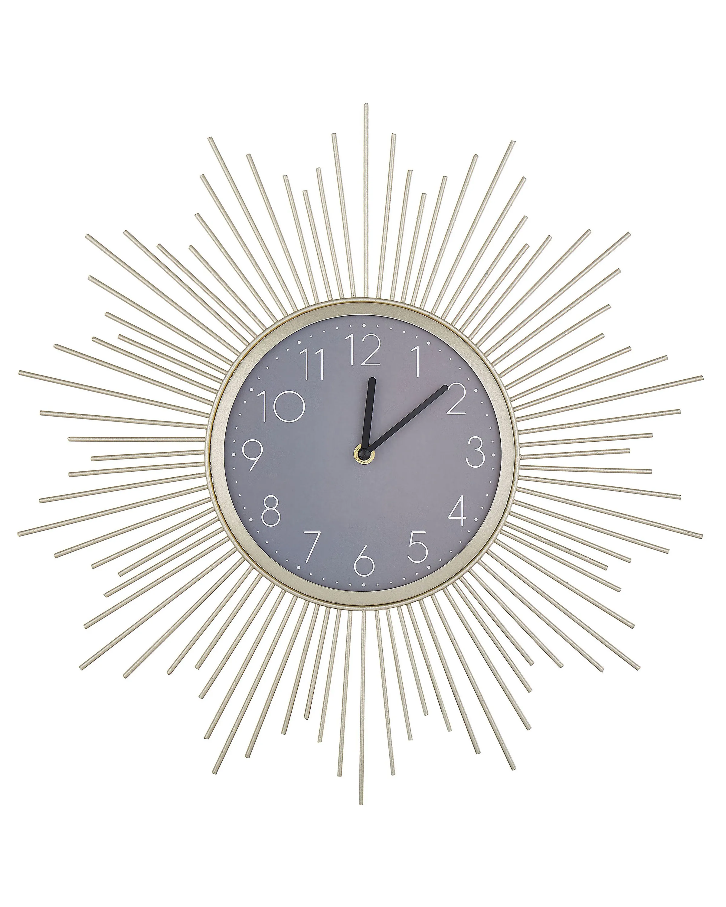 Wall Clock SOLURA 45 cm Metal Gold