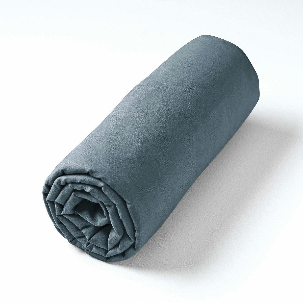 Drap-housse en voile de coton lavé, Gypse