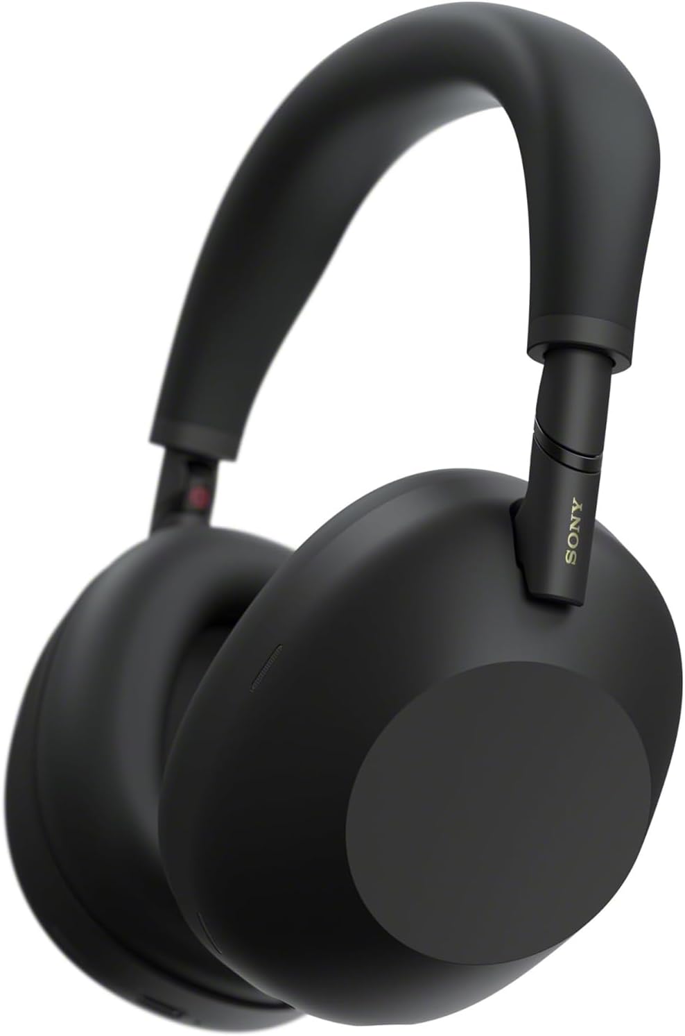 Sony WH-1000XM6 Best Wireless Noise Canceling Headphones  Black Bundle with Deco Gear Pro Audio Headphone Stand in Matte Black/Red