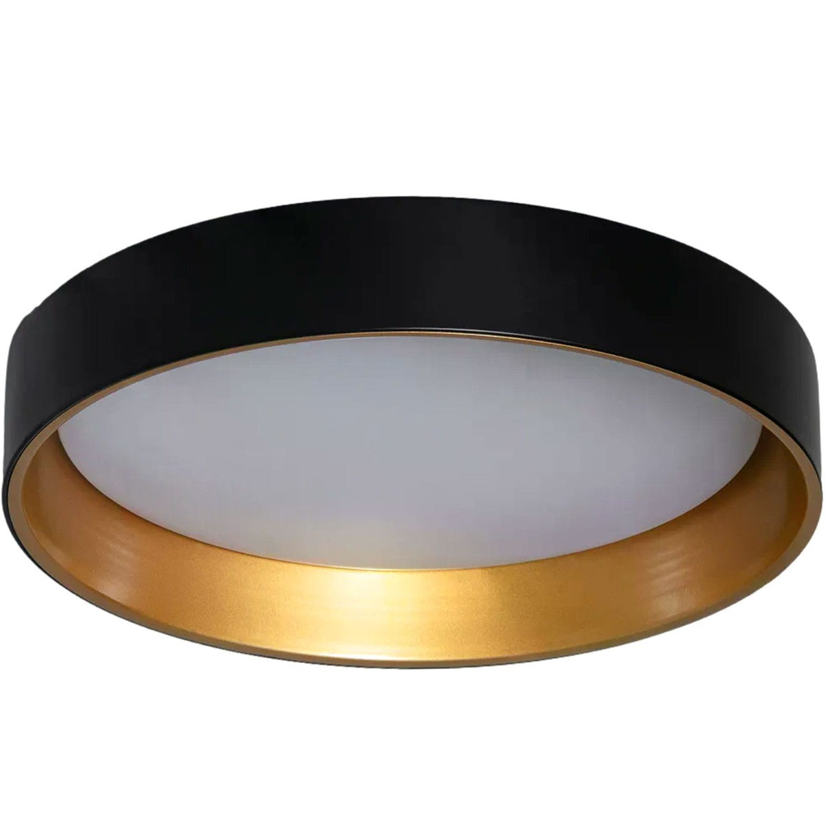 Plafon Royalokrągły czarno-złoty-biały LED 1x21W 45cm 2100lm IP20 Abruzzo
