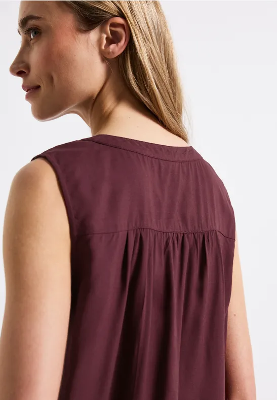 Split Neck Blusentop