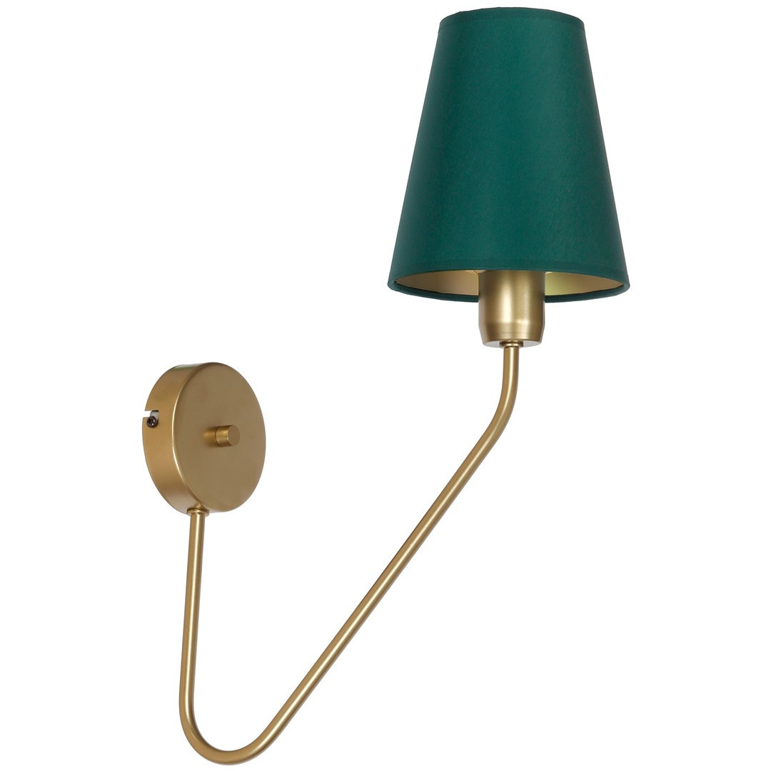 Kinkiet zielony VICTORIA 1xE27x60W wym:50x15x34cm IP20 Milagro