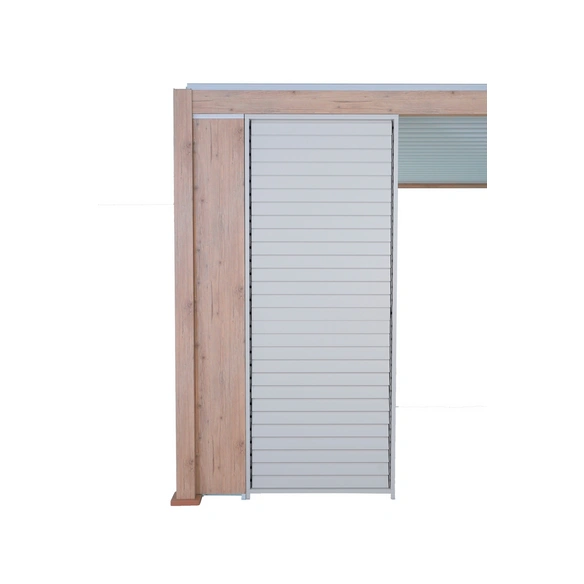 Pergola-Dekopanel, HxB: 236 x 31 cm, anthrazit, pulverbeschichtet