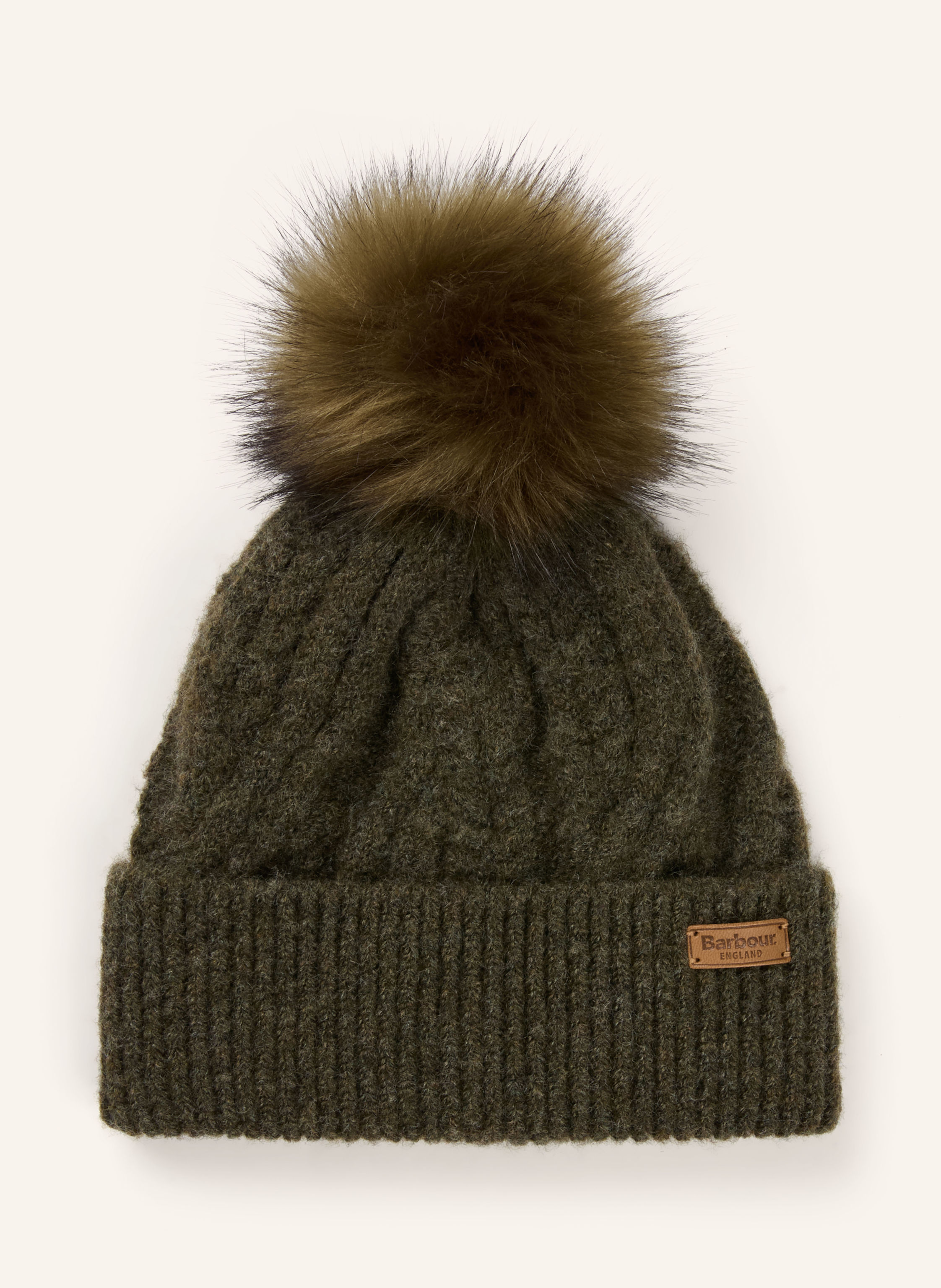 Barbour Mütze ELSDON mit Kunstfell