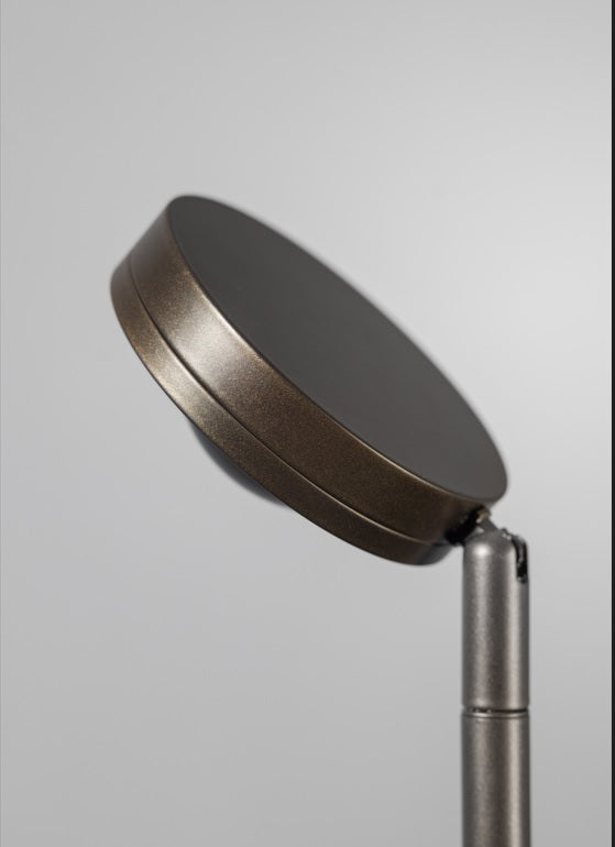 ETH Vloerlamp Jake Round Anodic Brown Led met Lens 3-Step Dimmer 9