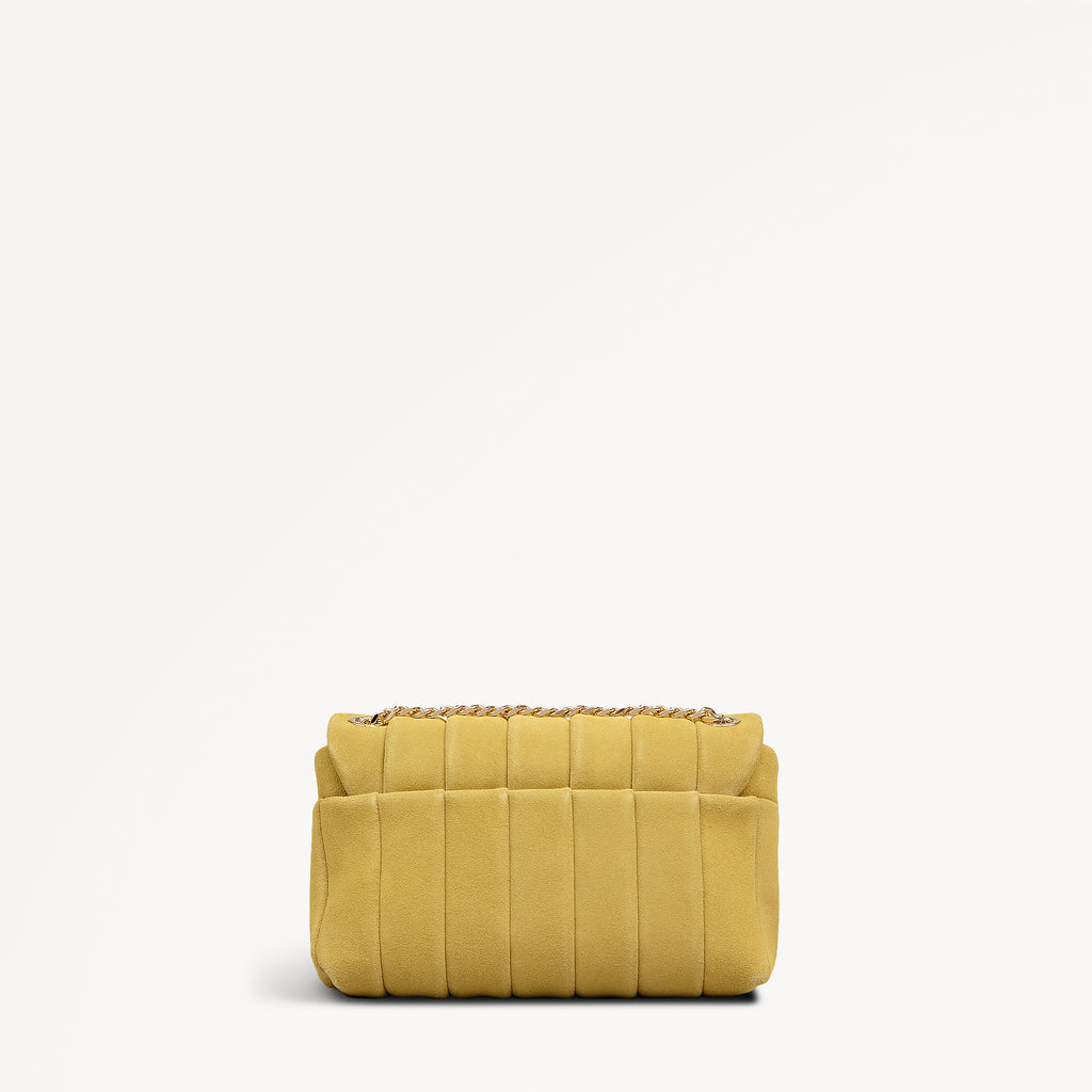 Burton Way - Quilt Suede - Small Flapover Cross Body