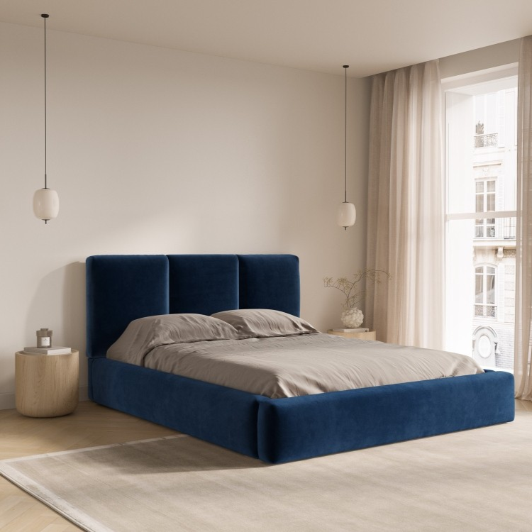 Windsor & Co Horizon Bedframe met Opbergvak - 180 x 200 cm - Fluweel -