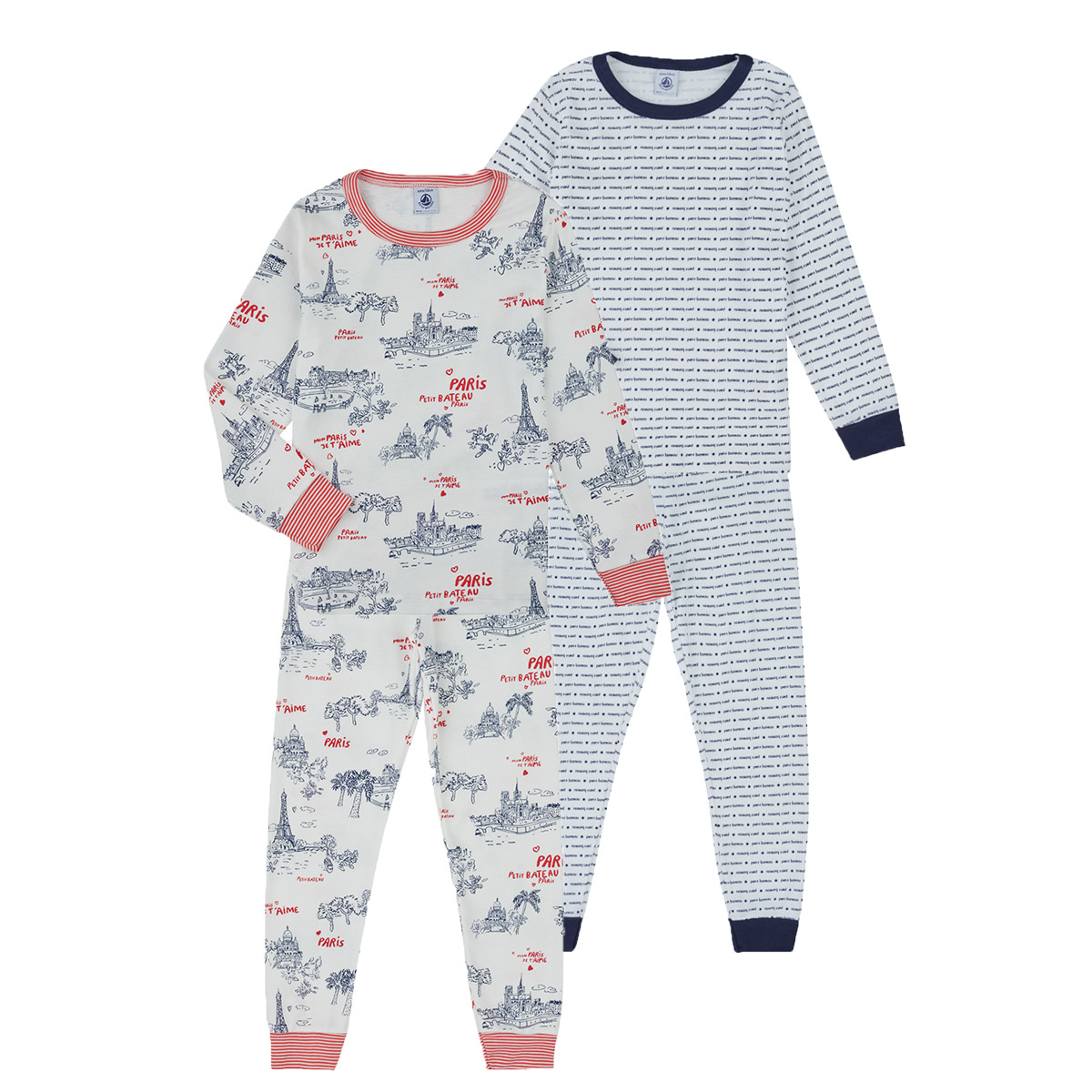 Petit Bateau - 2 PYJAMAS - Multicolour