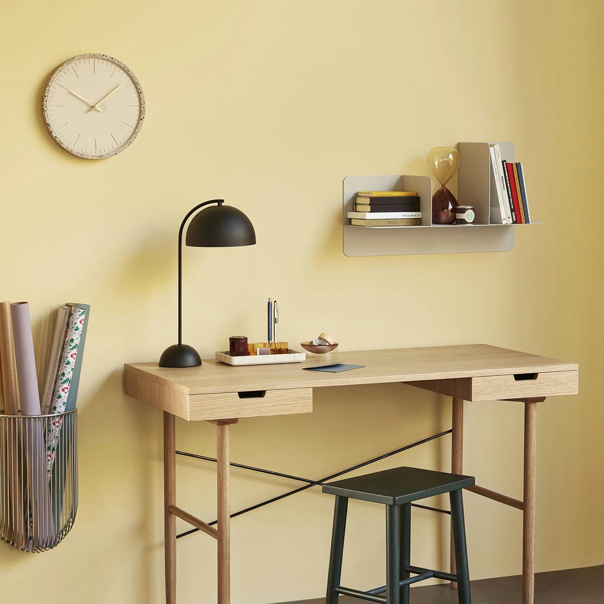 FOLD - Etagère en métal gris