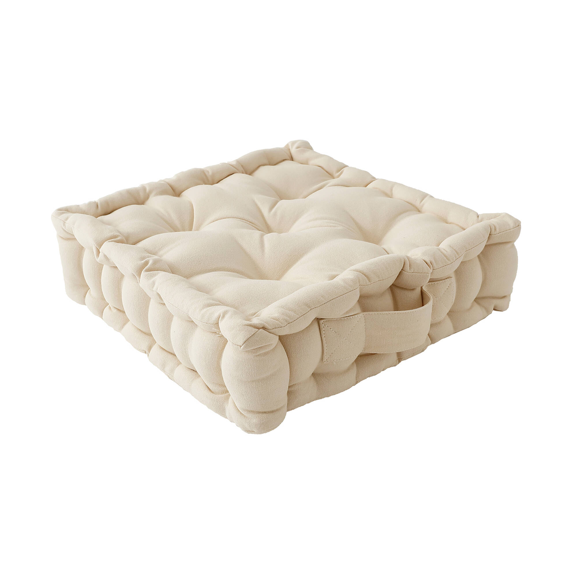 Coussin de sol uni coton