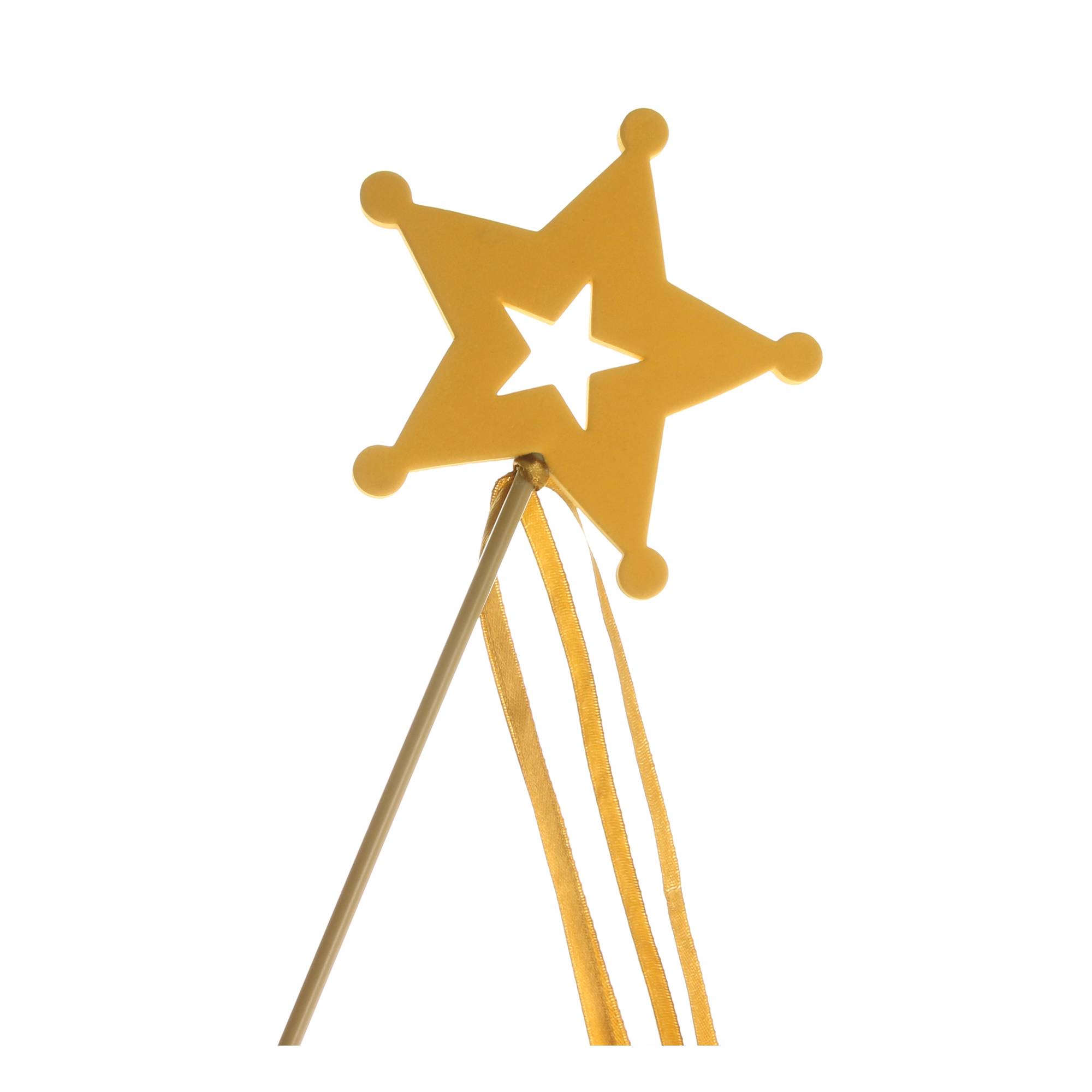 Gold Foam Star Wand