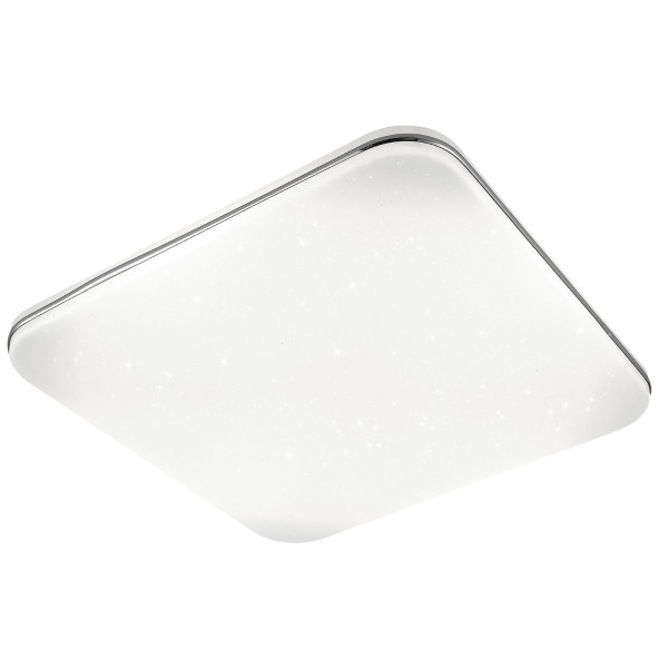 Plafon SYRIUS z pilotem kwadratowy biały LED 1x72W 43,2cm 8000lm IP20 Polux