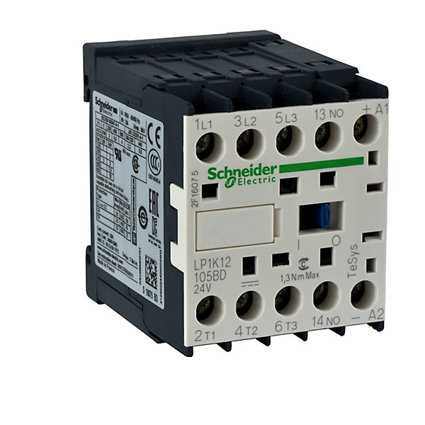 Lp1k090085bd Schneider - Contacteur Tétrapolaire - 2no 2nf - 20a - Bobine 24vcc - Vis