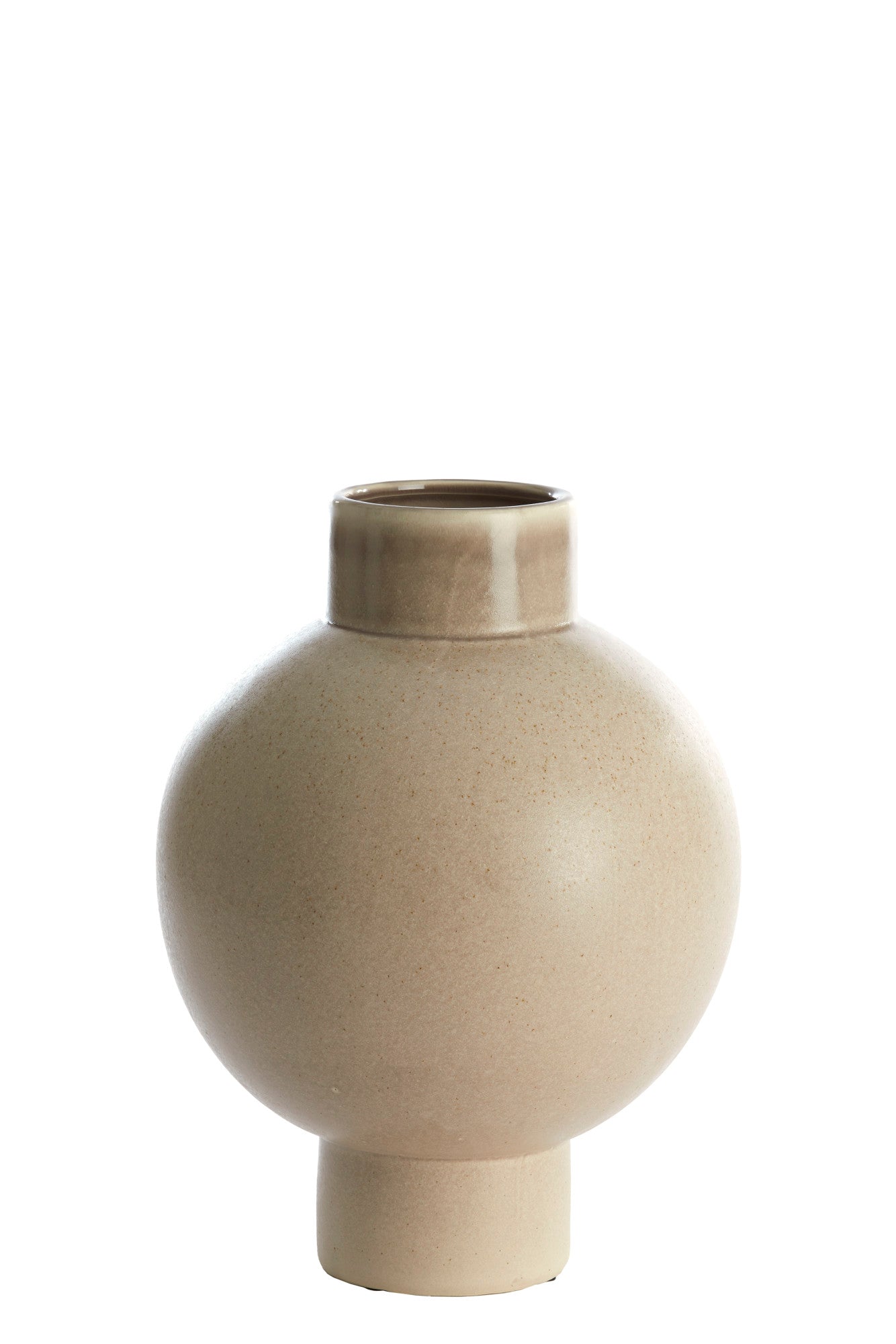 Light & Living ZELATA vaas keramiek zand – Ø28x38 cm