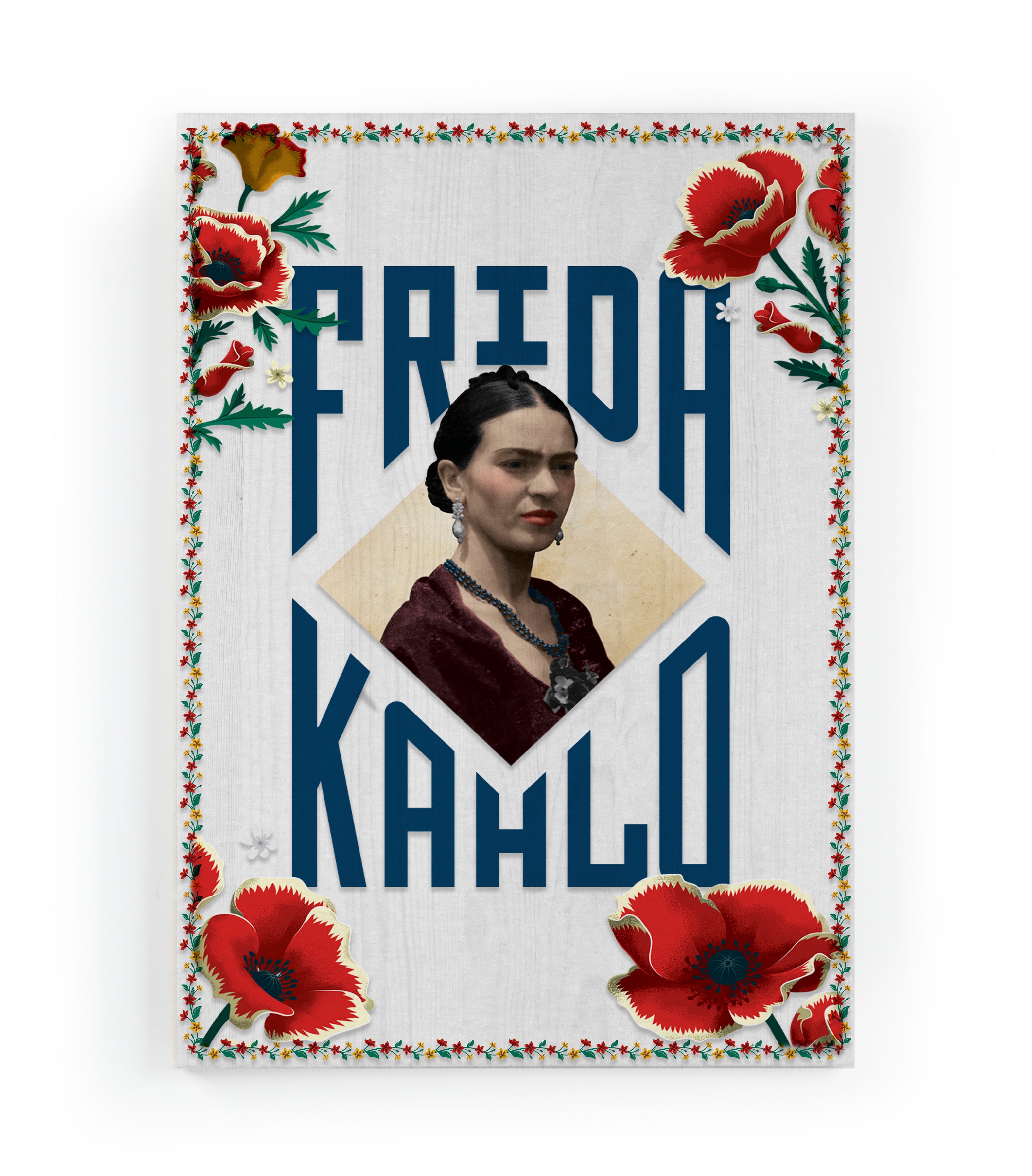 Canvas 60x40 Afdruk Frida Kahlo