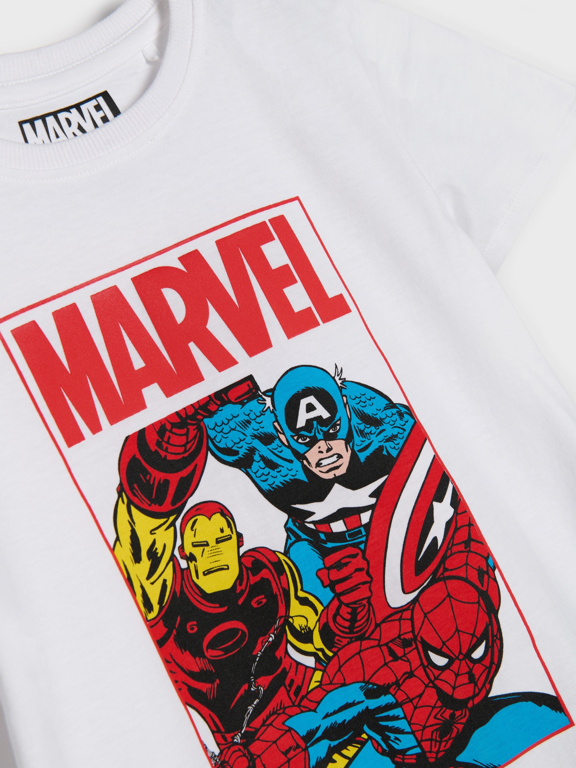 Bawełniane koszulki z nadrukiem 3 pack Marvel