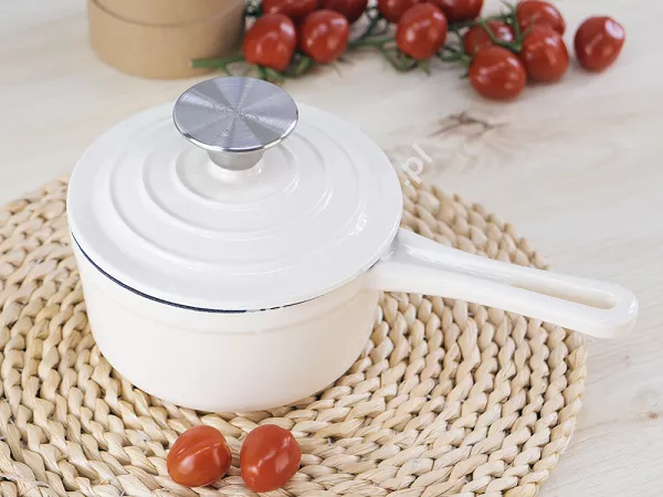 Rondel żeliwny 14 cm Nois - Tierra Kremowy 17.830034