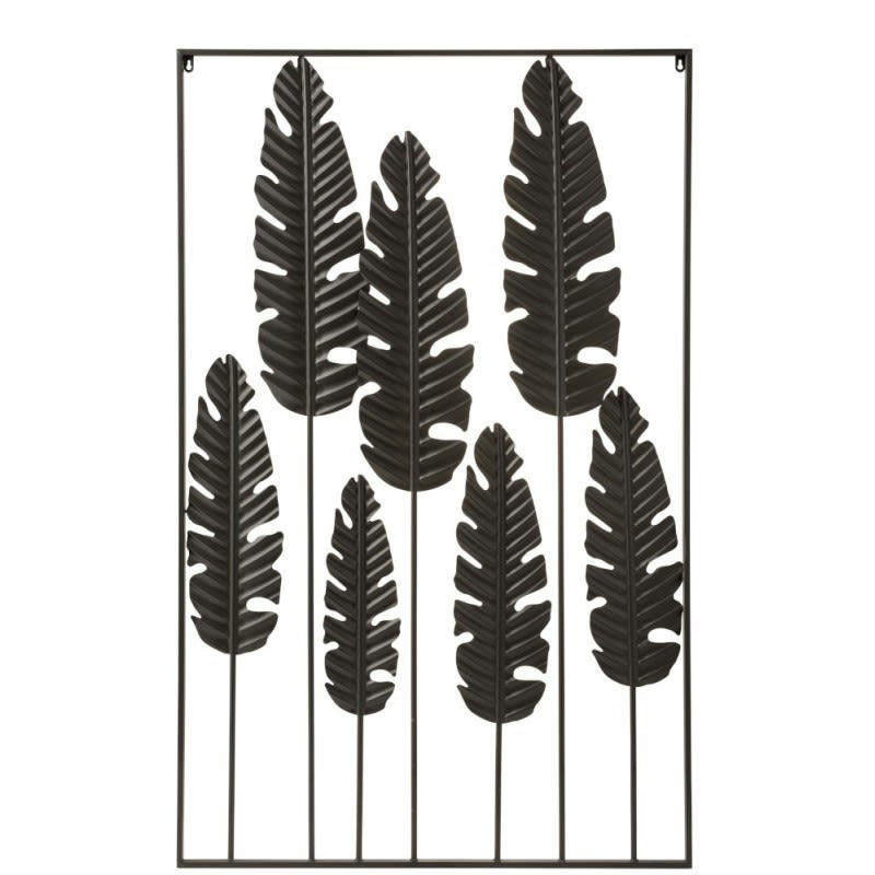 FEUILLE - Décoration murale feuilles aluminium 84,5x135cm