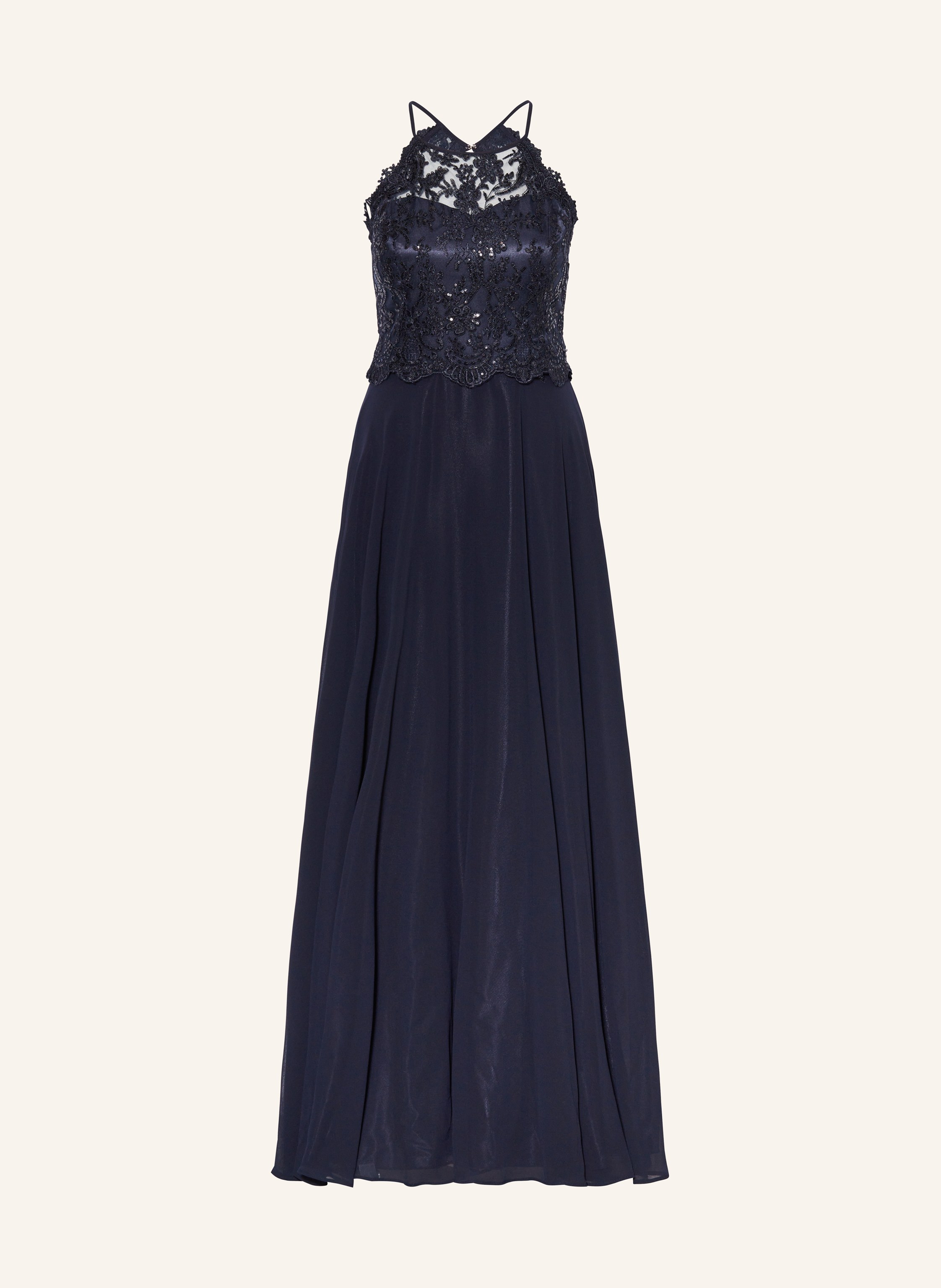 VM Vera Mont Abendkleid mit Spitze und Pailletten