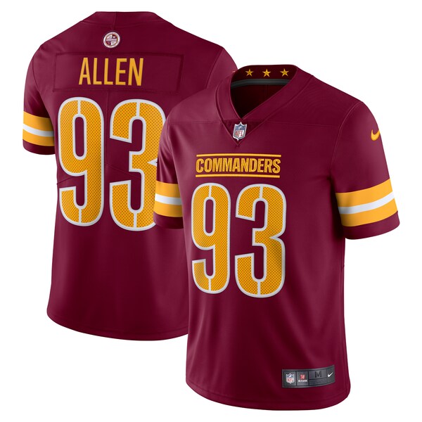 Jonathan Allen Washington Commanders Nike Vapor Limited Jersey - Burgundy/Black