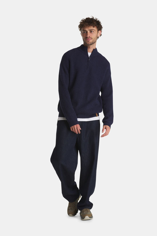 Ayacucho Skagen Rib 1/4 Zip Wollen Trui