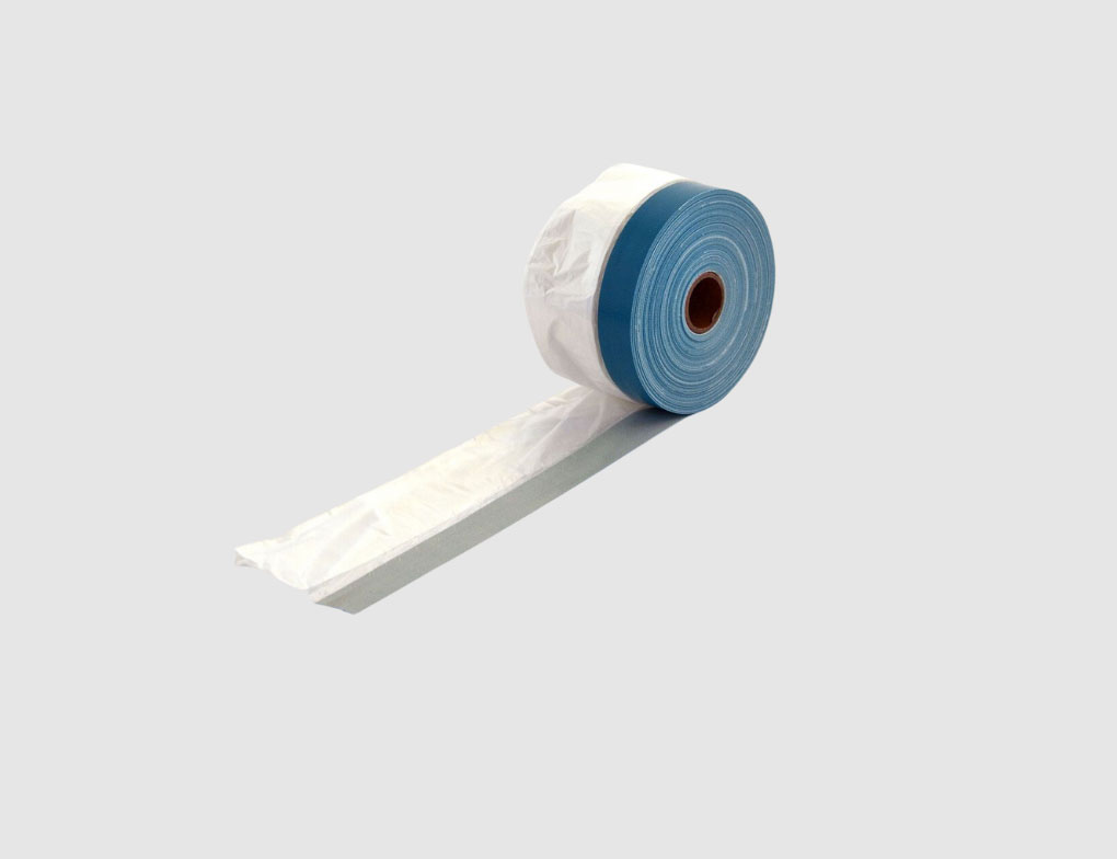 Abdeckfolie mit Klebeband