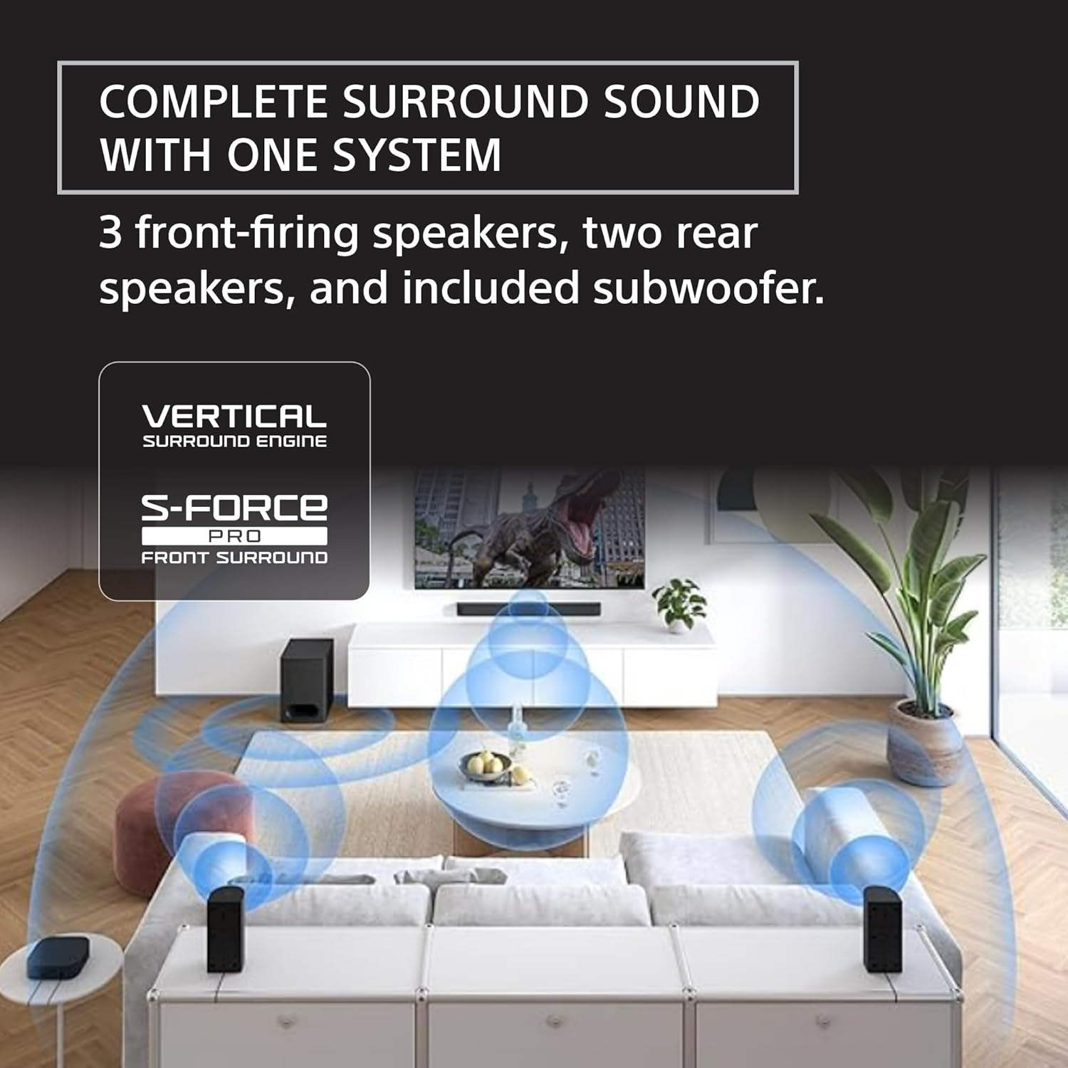 Sony BRAVIA 2 II 75-Inch 4K Ultra HD Smart TV (K-75S20M2) with BRAVIA Theater System 6 5.1ch Home Theater Sound Bar Bundle