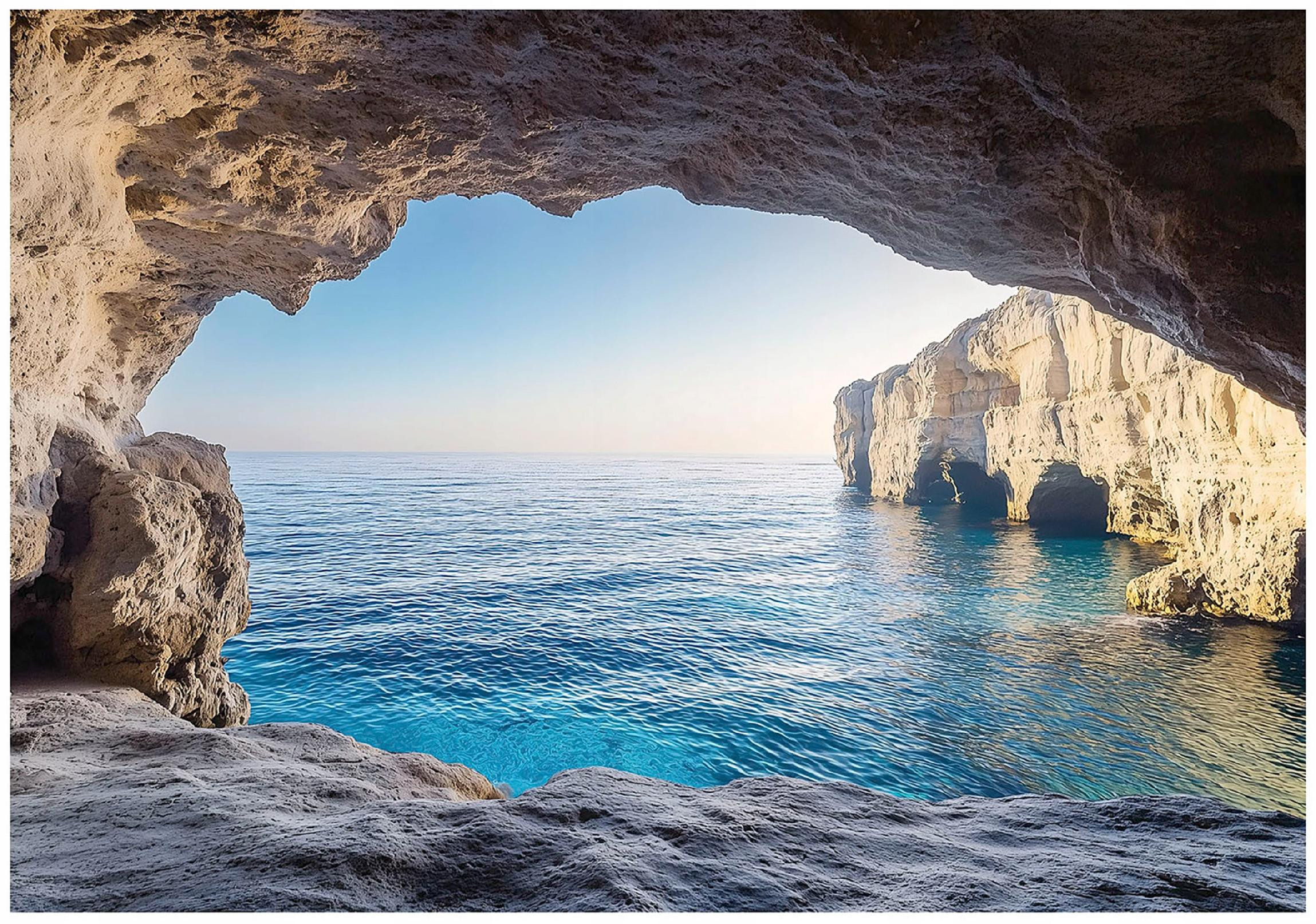 Fototapeta Ocean Jaskinia 3D Krajobraz Na Ścianę Sypialnia Salon 250X175