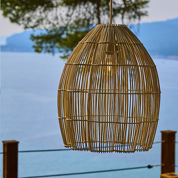 Abat jour naturel seul AVILA H60cm