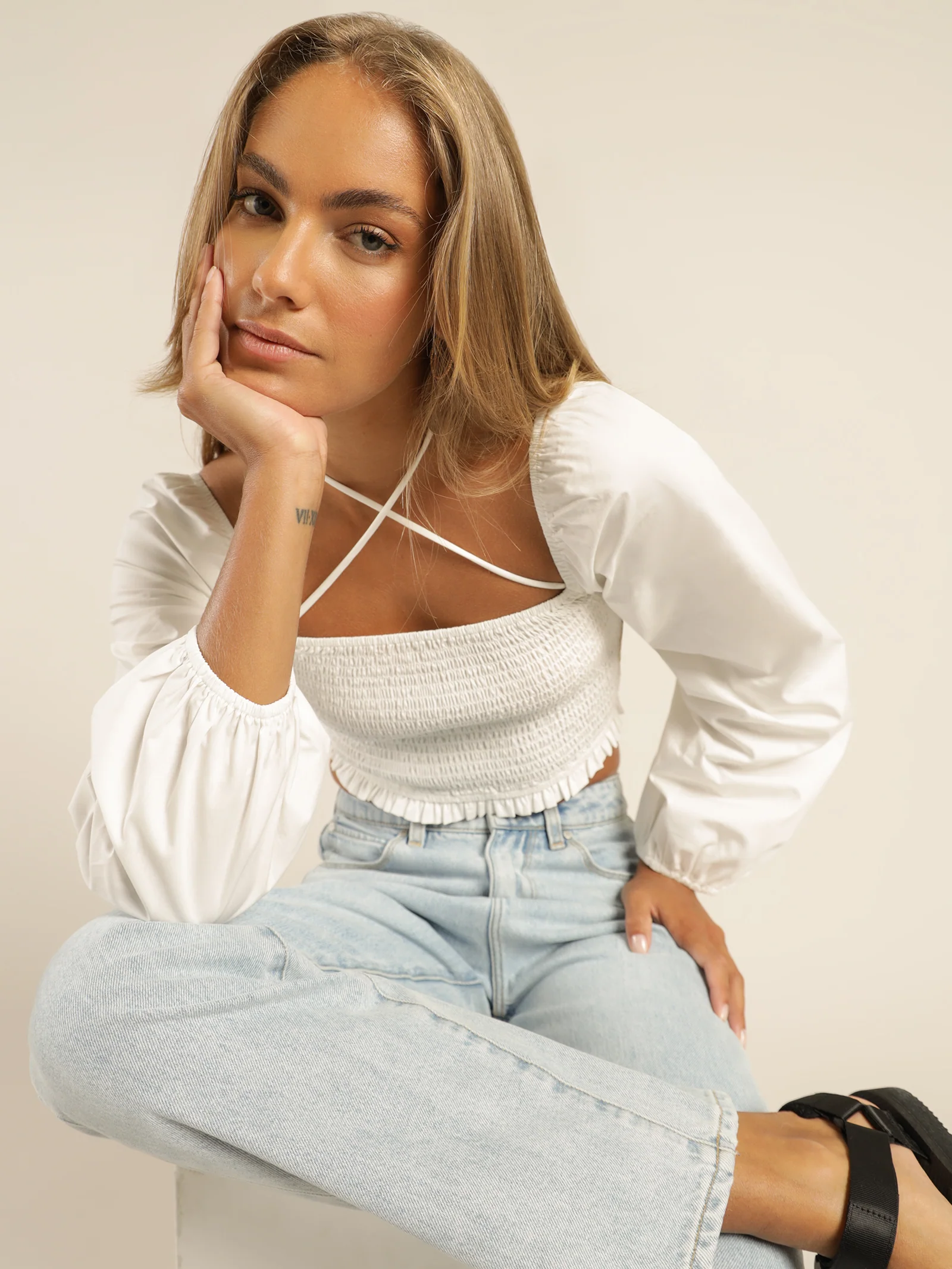 Joelle Poplin Top